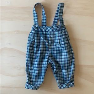 Vintage Plaid Suspenders